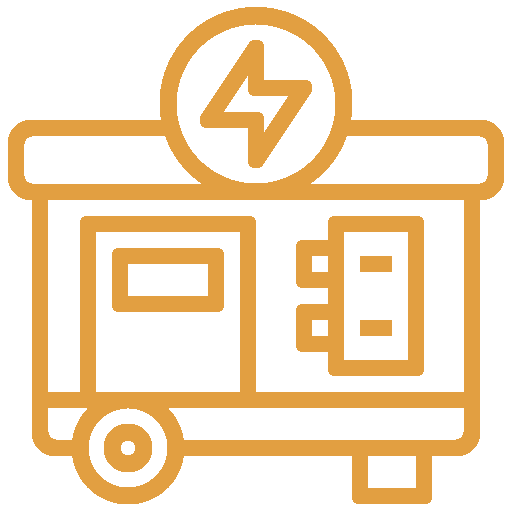 Power back up for common area lighting and lifts