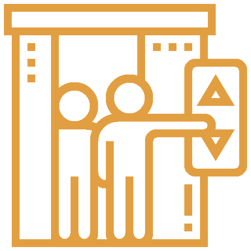 Two high speed elevators of reputed make